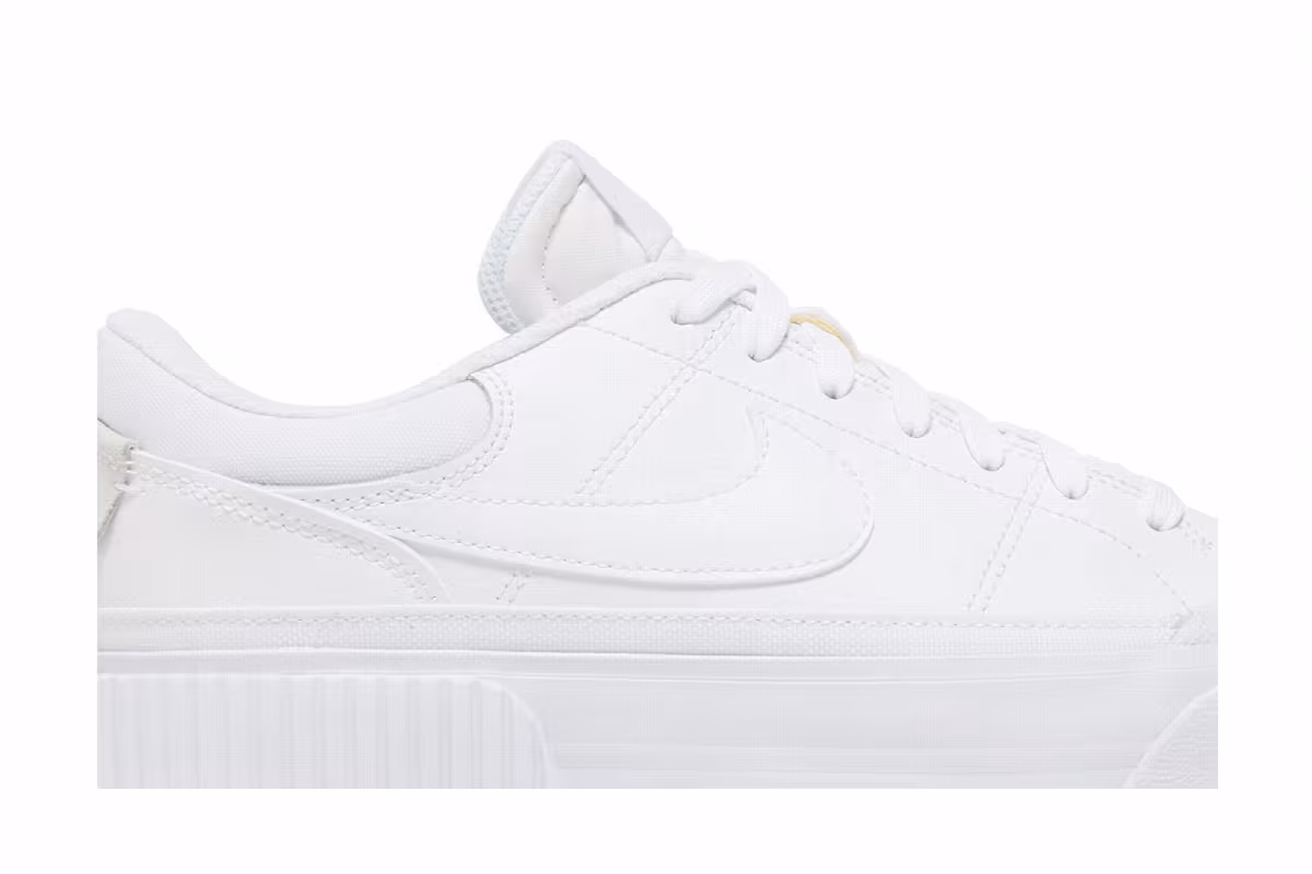 Nike Women's Court Legacy Lift Triple White, view 3