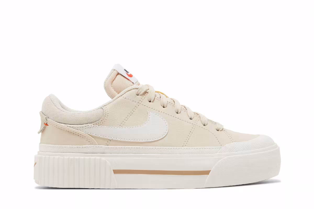 Nike Women's Court Legacy Lift Pearl White, view 2