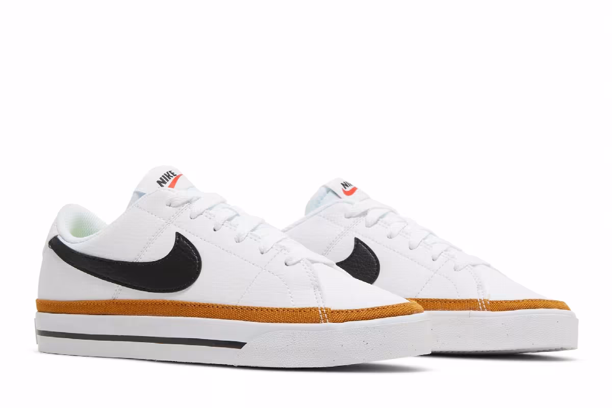 Nike Women's Court Legacy Next Nature White Desert Ochre, view 9