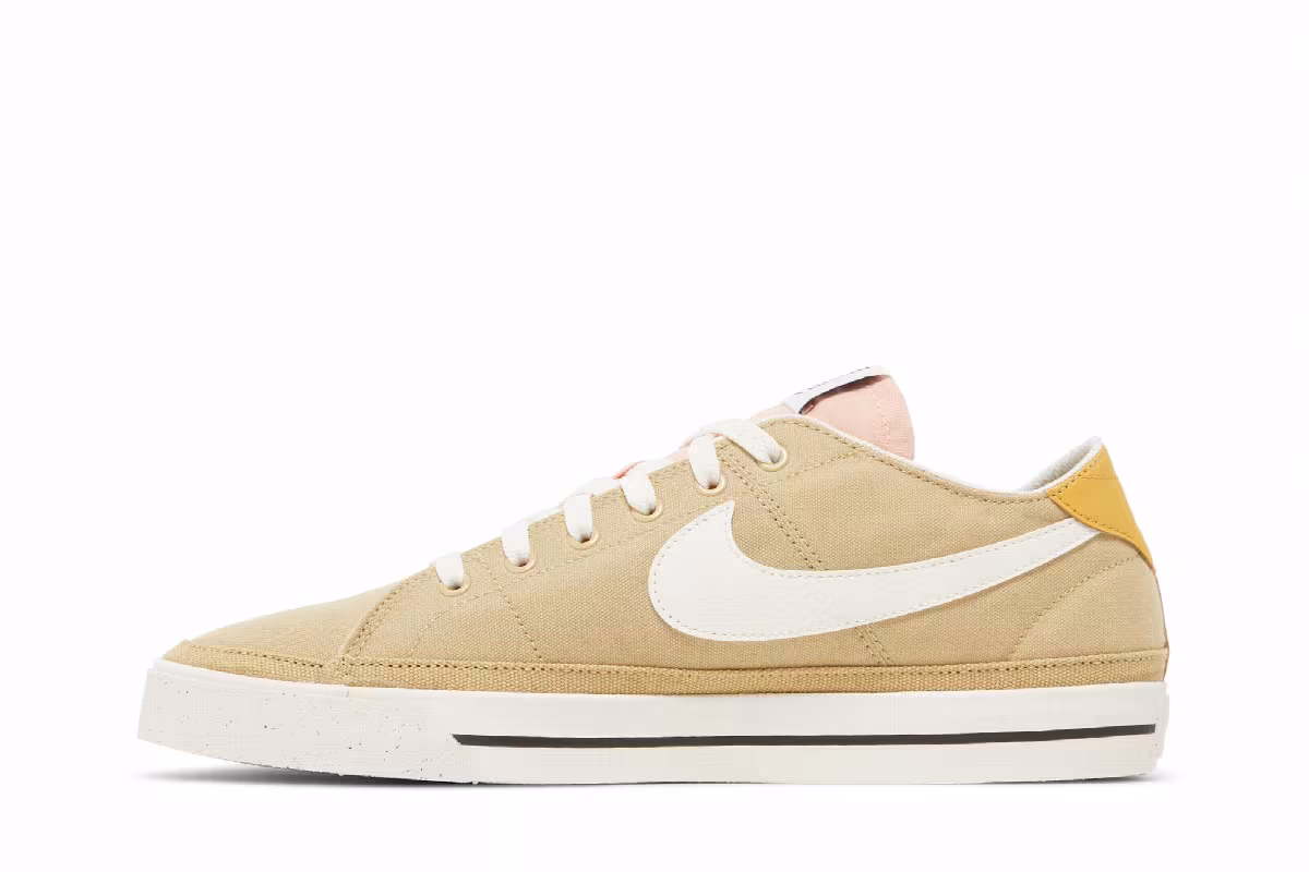 Nike Court Legacy Canvas Next Nature Wheat Grass Sail, view 4