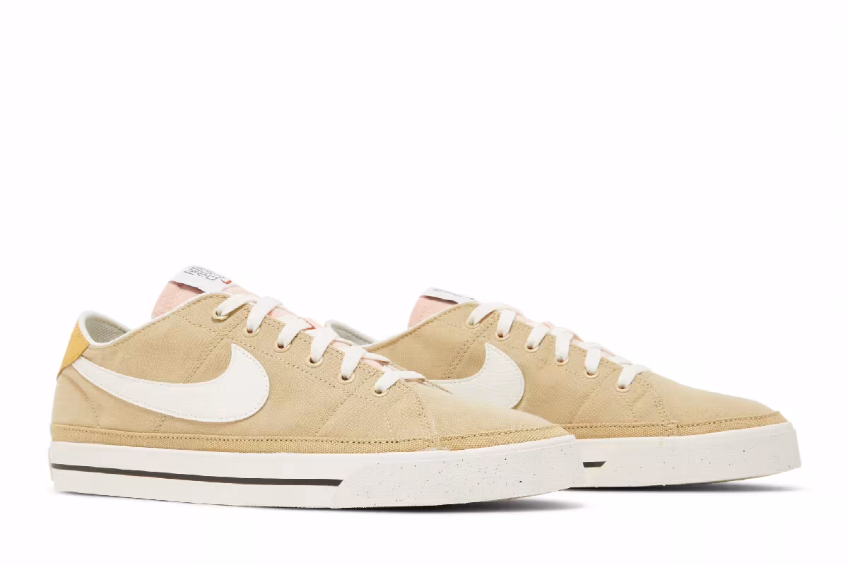 Nike Court Legacy Canvas Next Nature Wheat Grass Sail, view 9