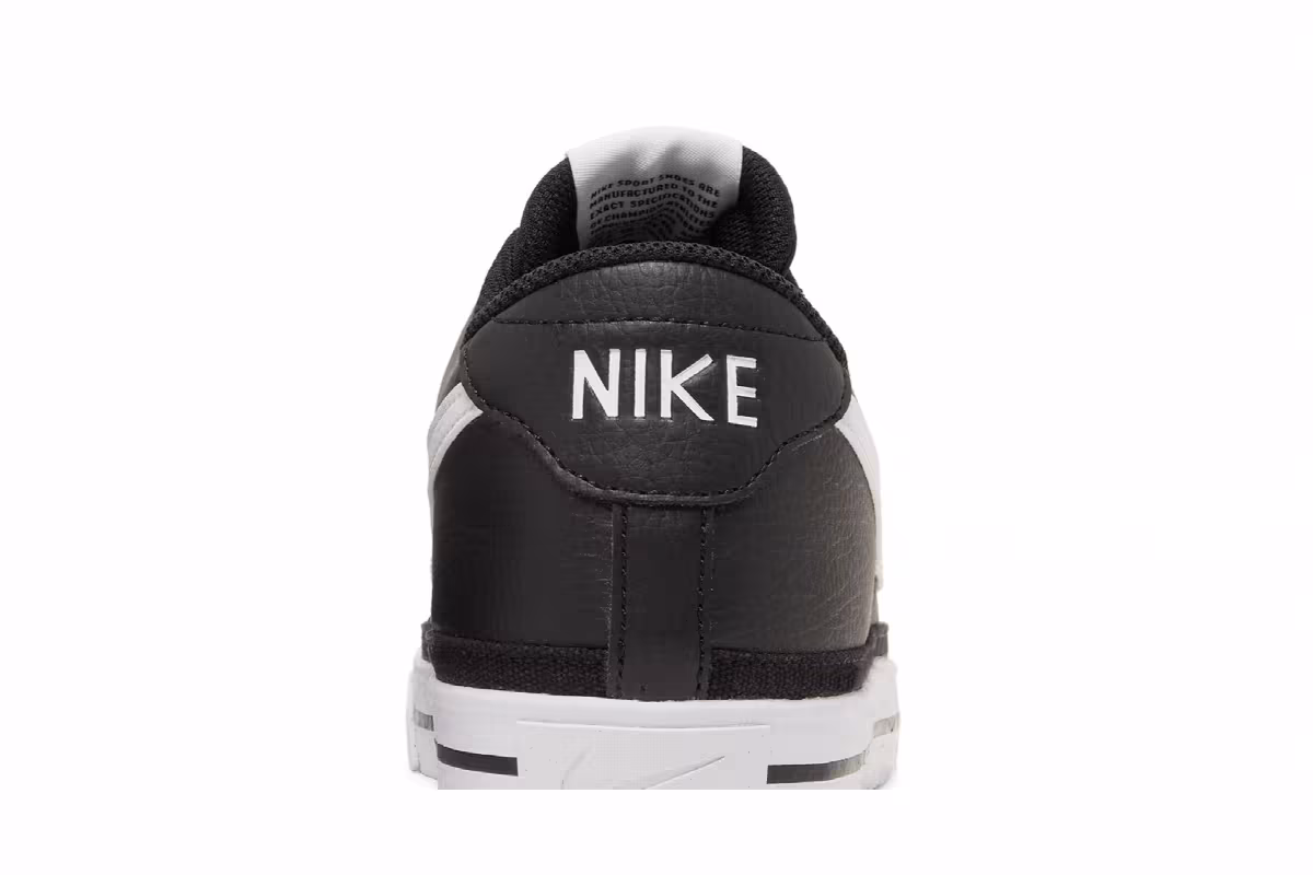 Nike Court Legacy Black White, view 8