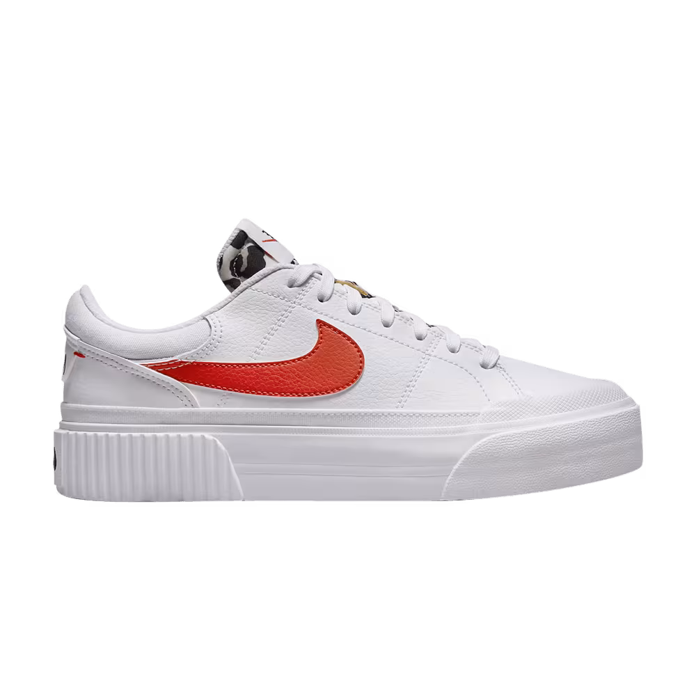 Nike Women's Court Legacy Lift White Leopard