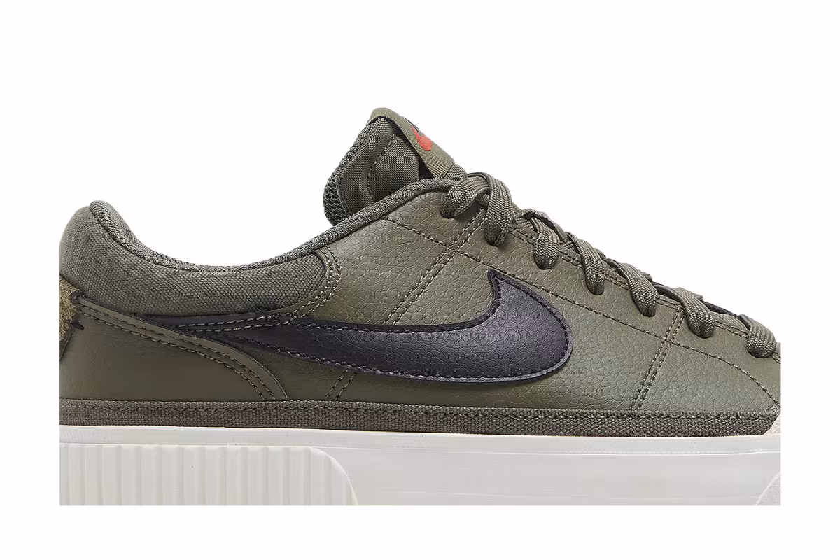 Nike Women's Court Legacy Lift Medium Olive, view 3