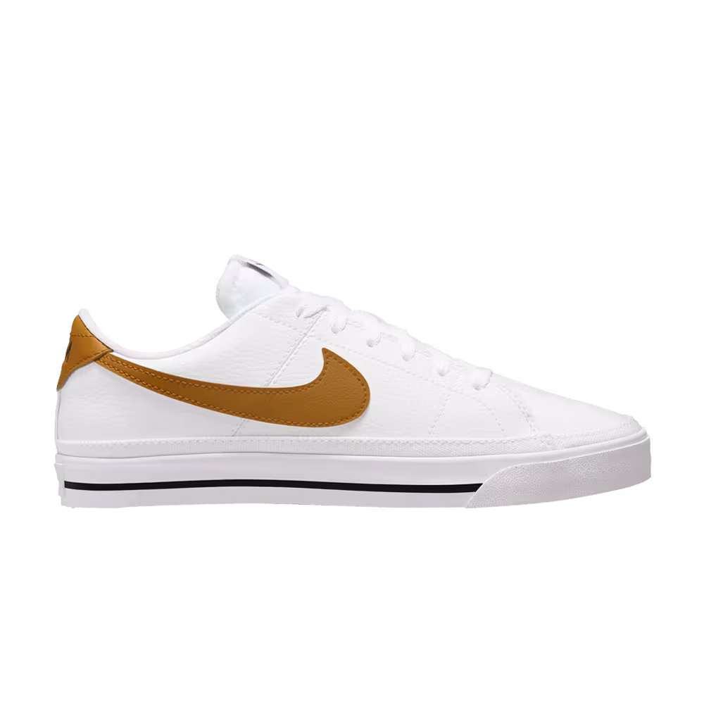 Nike Women's Court Legacy Next Nature White Gold Suede