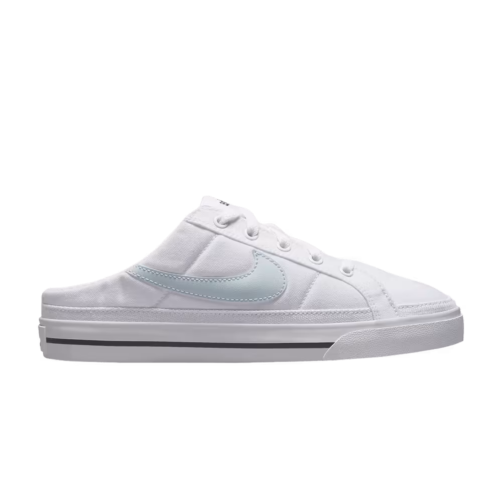 Nike Women's Court Legacy Mule White Football Grey