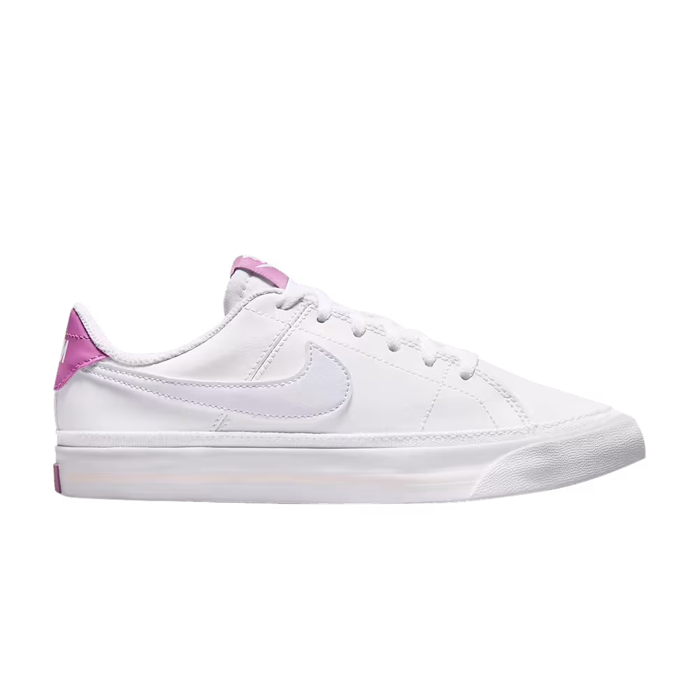 Nike Court Legacy GS White Cosmic Fuchsia