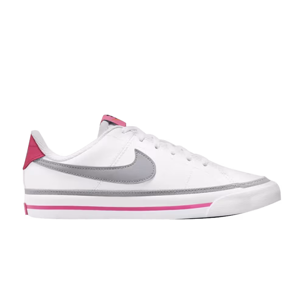 Nike Court Legacy GS White Pink Prime Light Smoke Grey
