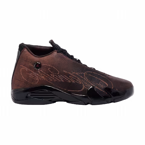 Mowalola x Air Jordan 14 Retro 'Burnt Red'