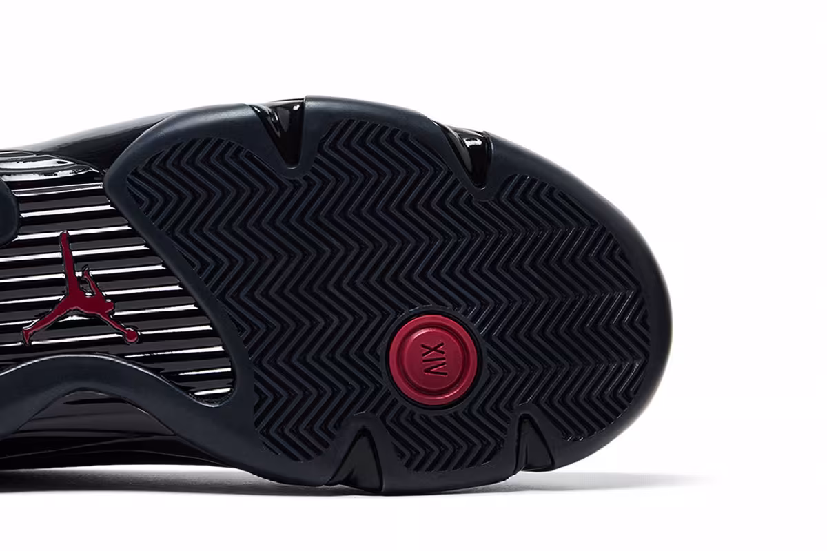 Mowalola x Air Jordan 14 Burnt Red, view 6