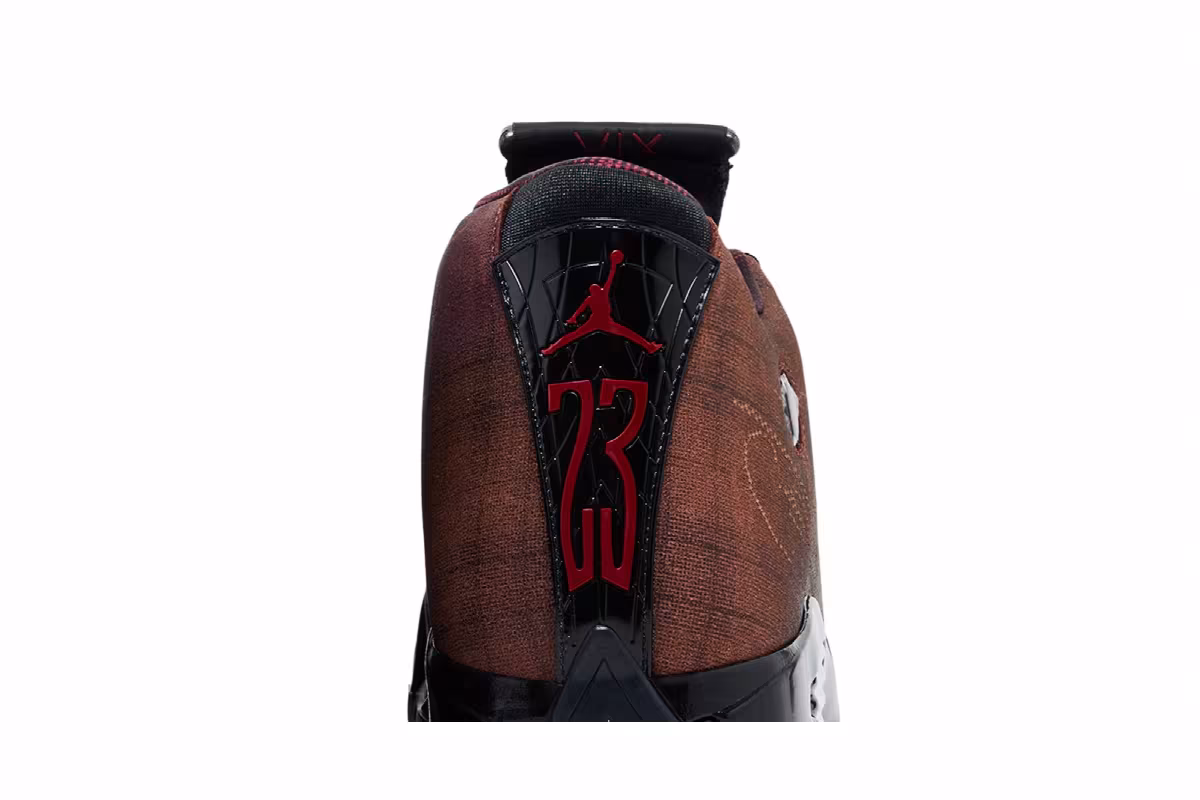 Mowalola x Air Jordan 14 Burnt Red, view 8