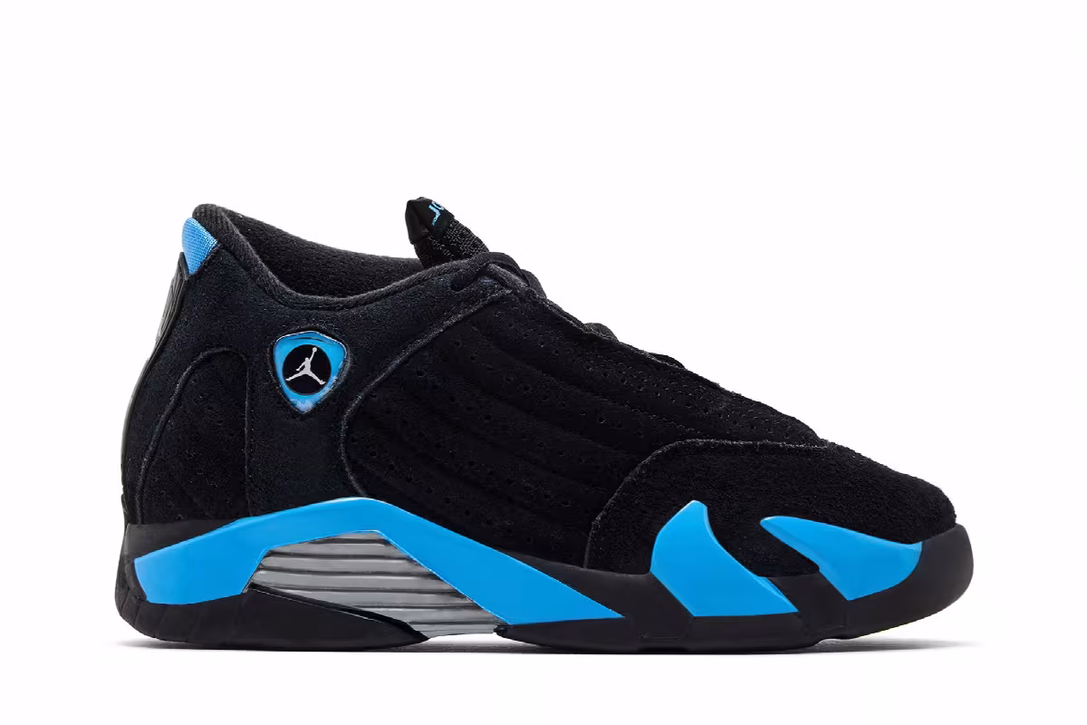 Air Jordan 14 PS Black University Blue 2026 2026, view 2