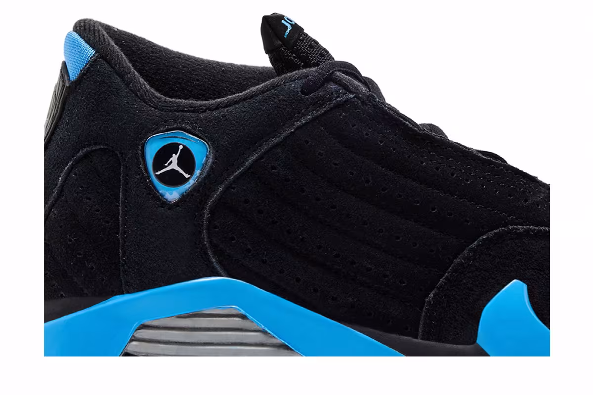 Air Jordan 14 PS Black University Blue 2026 2026, view 3