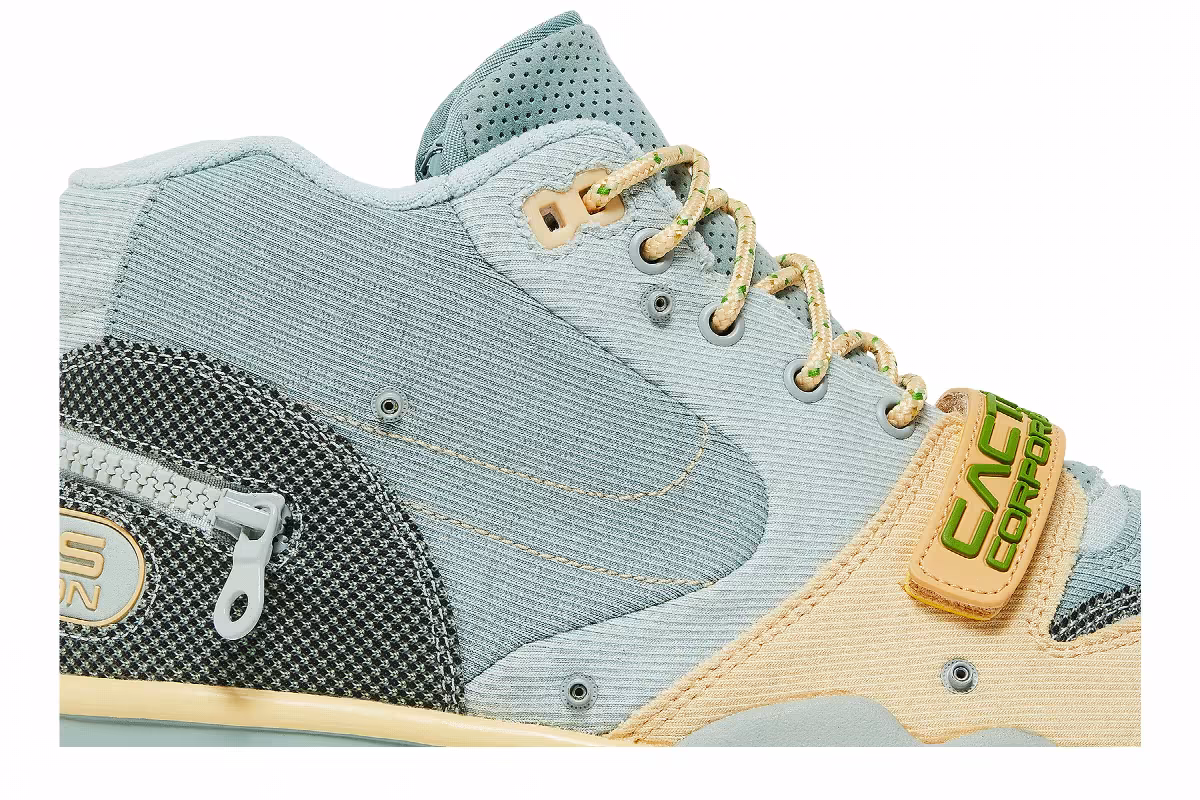 Travis Scott x Nike Air Trainer 1 SP Grey Haze, view 3