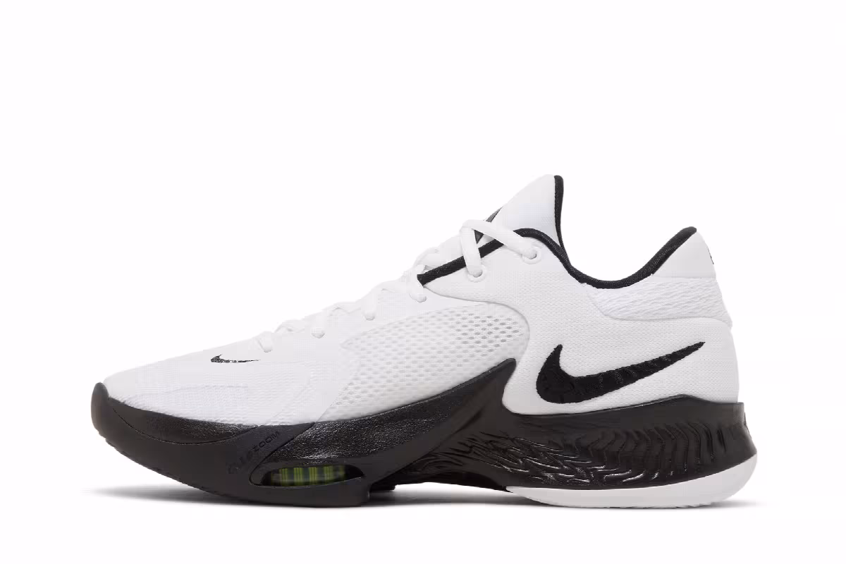 Nike Zoom Freak 4 TB White Black, view 4