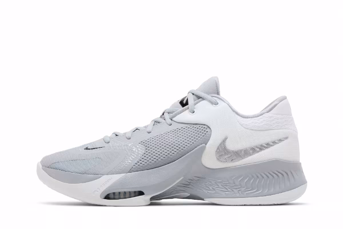 Nike Zoom Freak 4 TB Wolf Grey Black, view 4