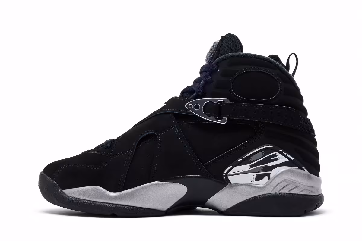 Air Jordan 8 GS Chrome 2026, view 4
