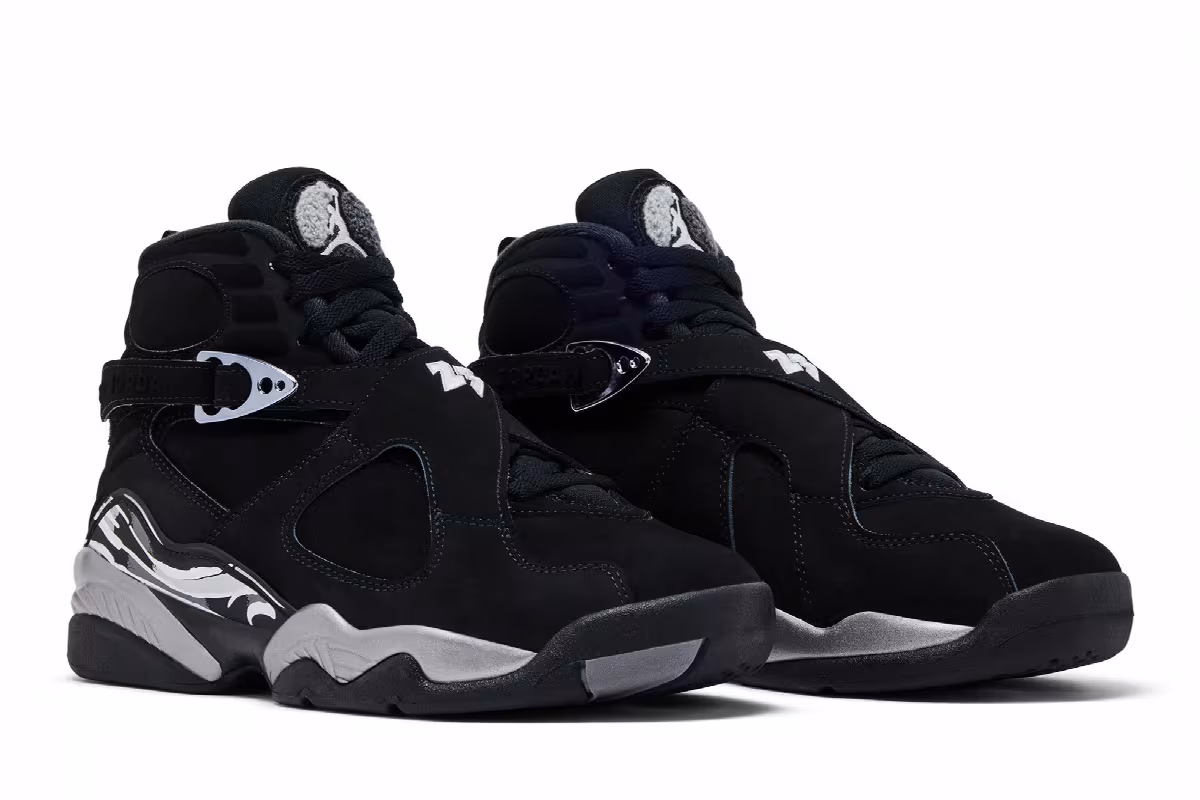 Air Jordan 8 GS Chrome 2026, view 9