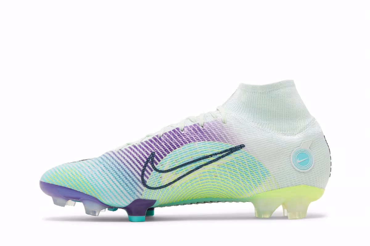 Nike Mercurial Superfly 8 Elite FG Dream Speed - Barely Green Electro Purple, view 4