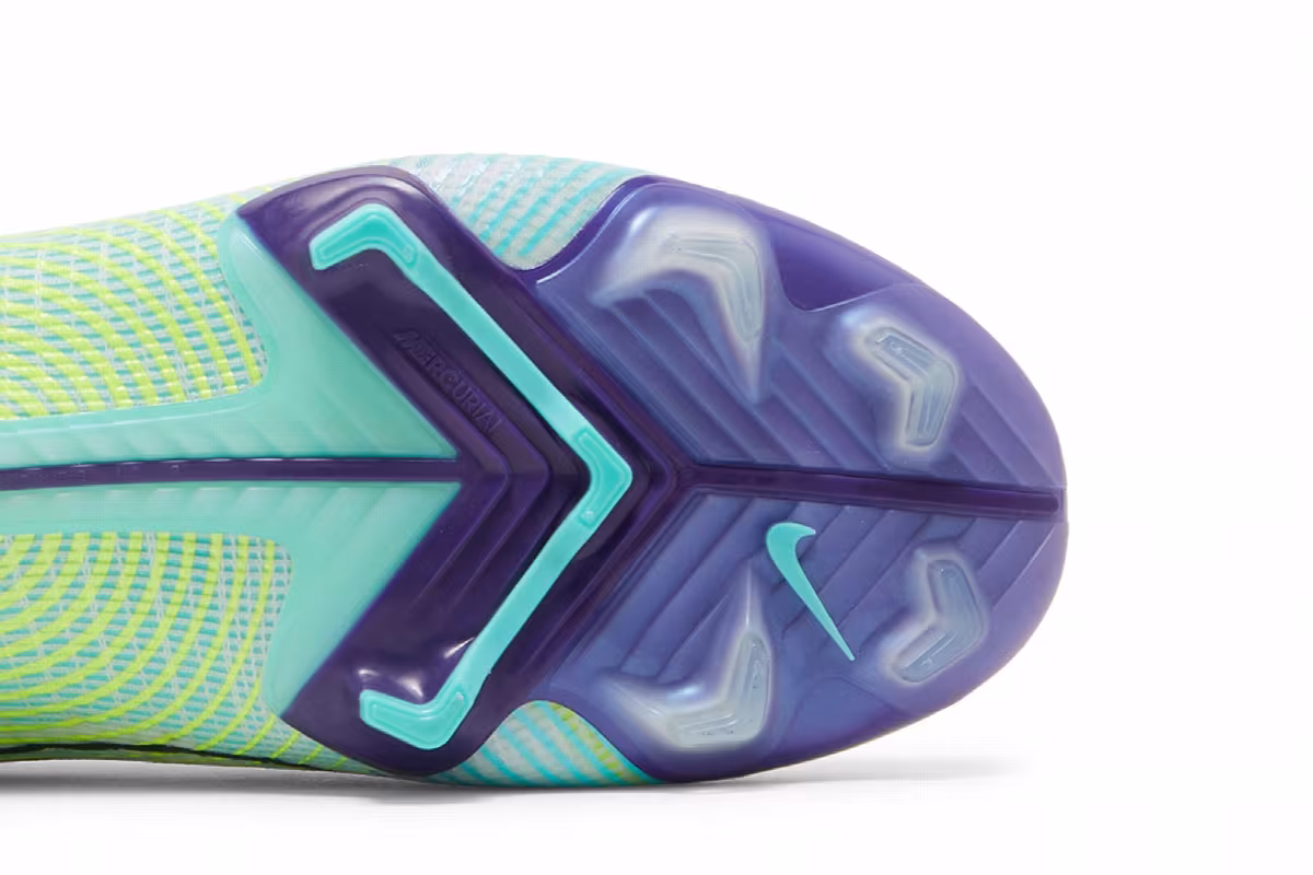 Nike Mercurial Superfly 8 Elite FG Dream Speed - Barely Green Electro Purple, view 6