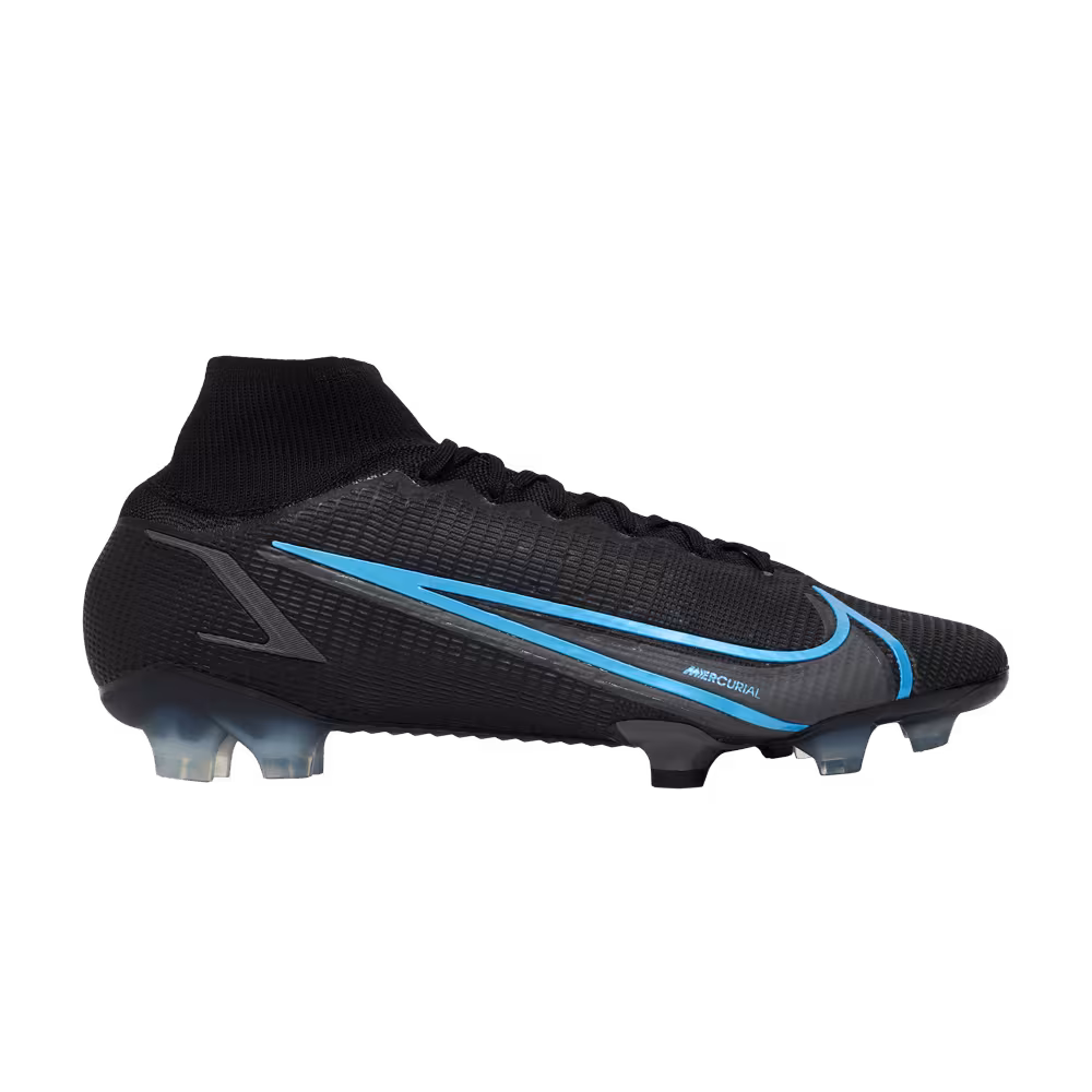 Nike Mercurial Superfly 8 Elite FG Black Photo Blue