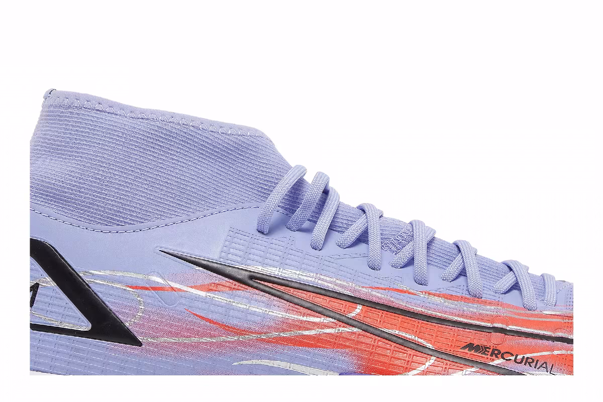 Kylian Mbappé x Nike Mercurial Superfly 8 Academy IC Flames, view 3