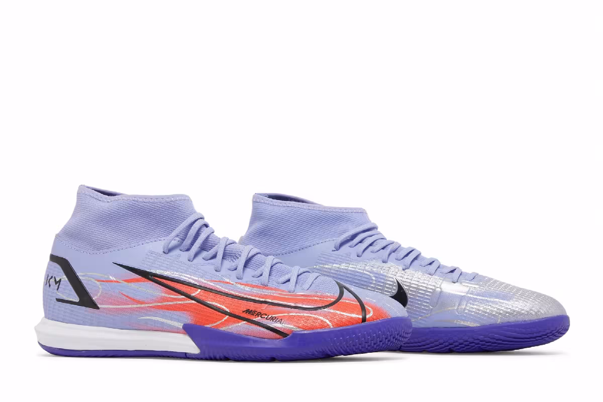 Kylian Mbappé x Nike Mercurial Superfly 8 Academy IC Flames, view 9