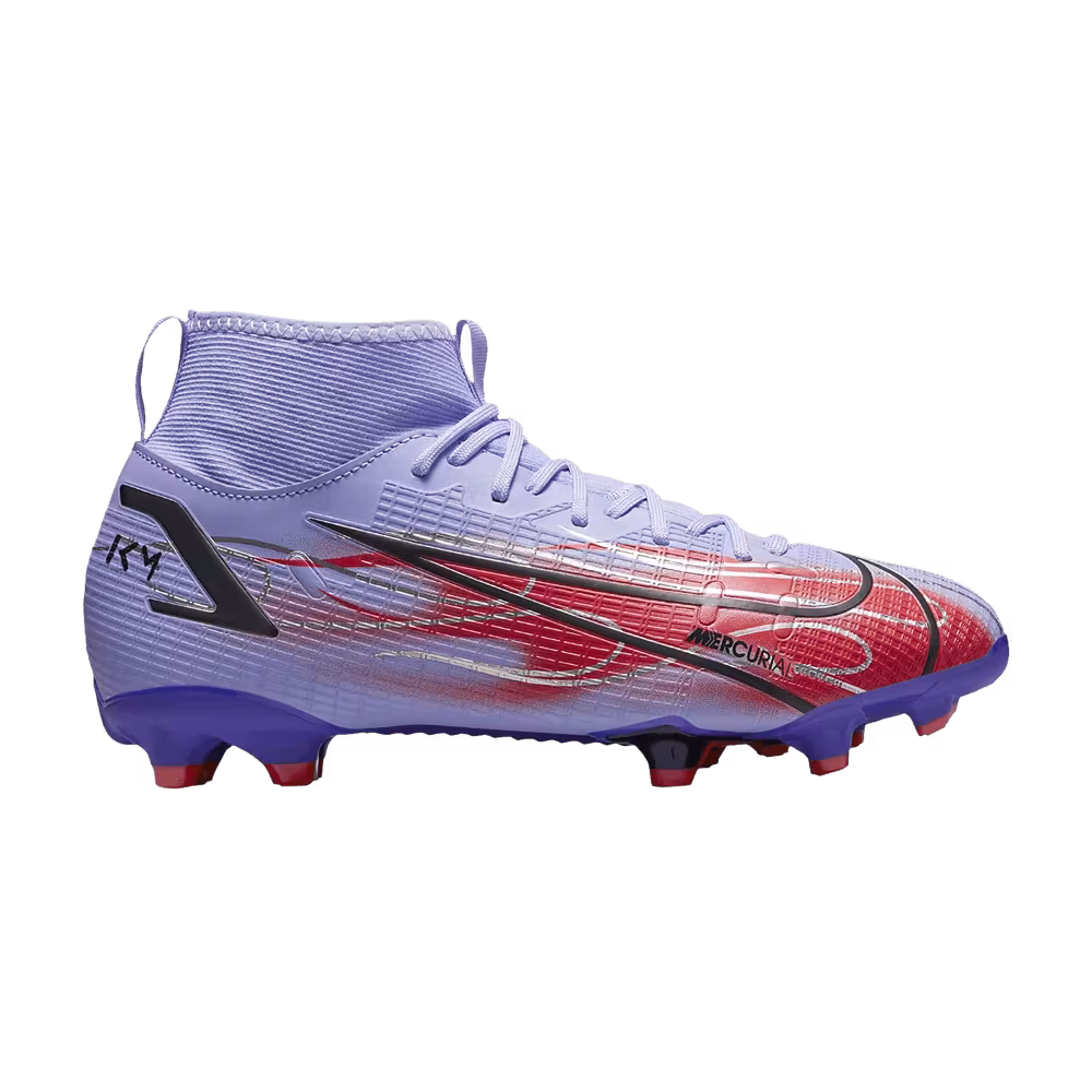 Kylian Mbappé x Nike Mercurial Superfly 8 Academy MG GS Flames