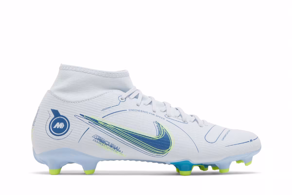 Nike Mercurial Superfly 8 Academy MG Grey Light Marine, view 2