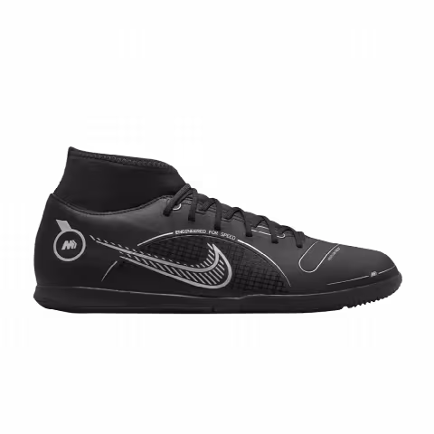 Nike Mercurial Superfly 8 Club IC 'Black Metallic Silver'