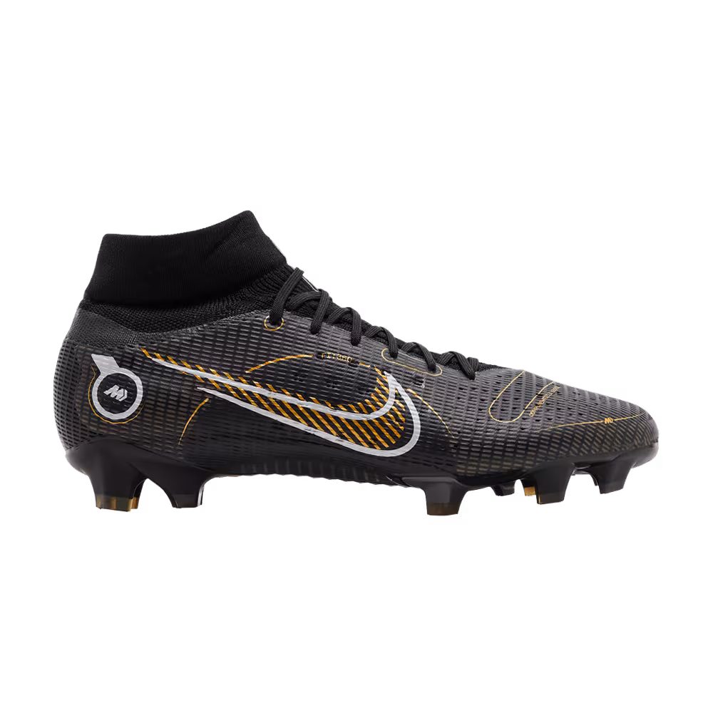 Nike Mercurial Superfly 8 Pro FG Black Metallic Gold