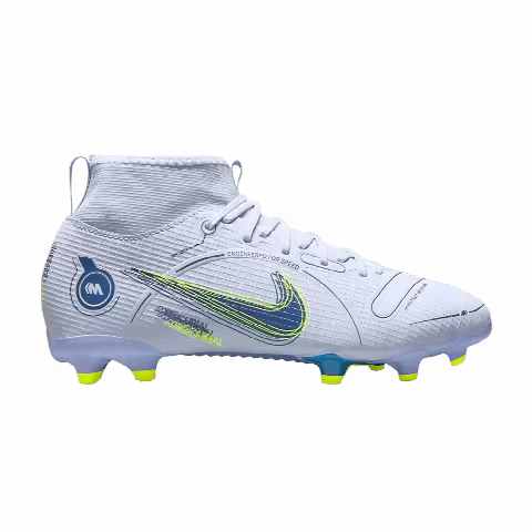Nike Mercurial Superfly 8 Academy MG GS 'Football Grey Dark Marina Blue'