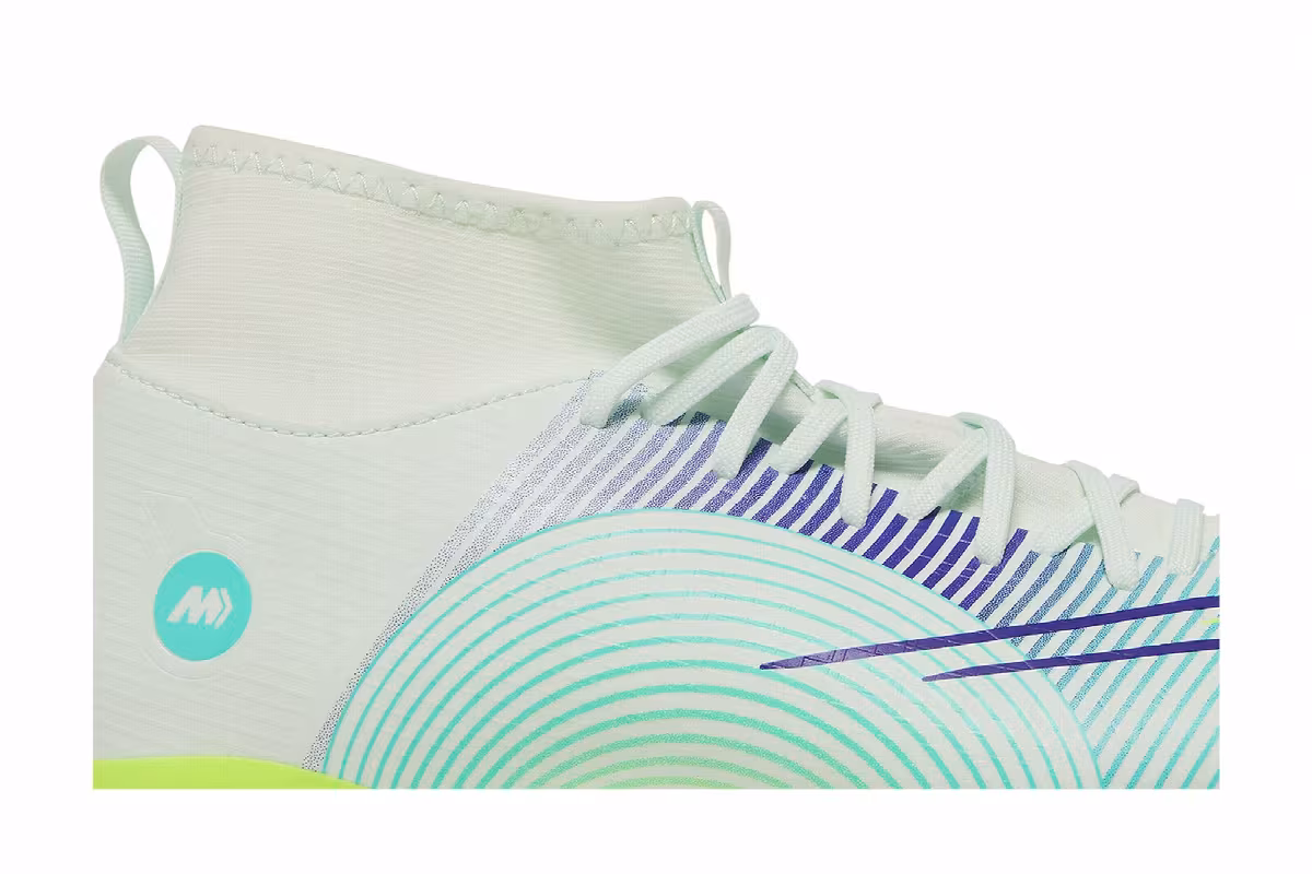 Nike Mercurial Superfly 8 Academy MG GS Dream Speed - Barely Green Electro Purple, view 3
