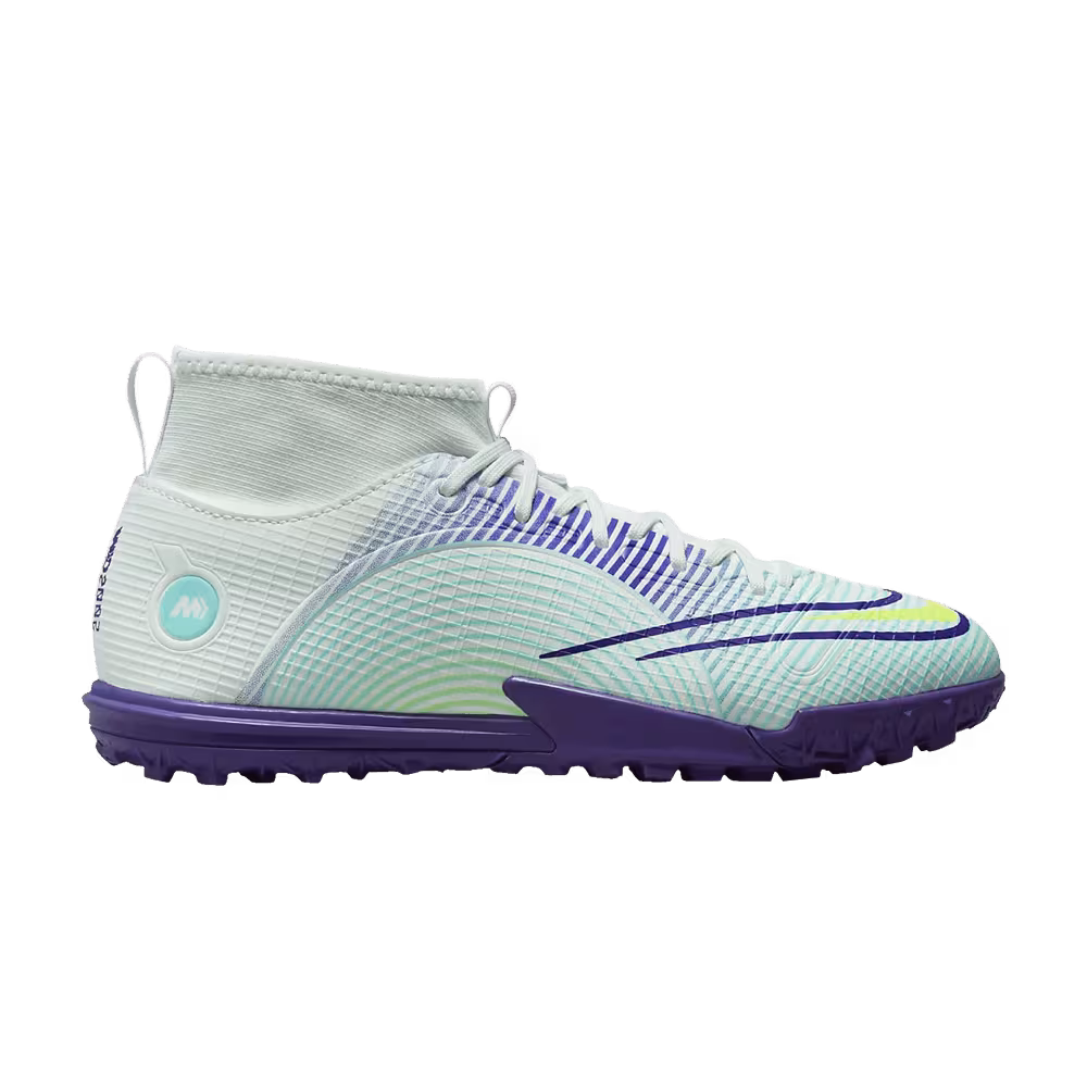 Nike Mercurial Superfly 8 Academy TF GS Dream Speed - Barely Green Electro Purple