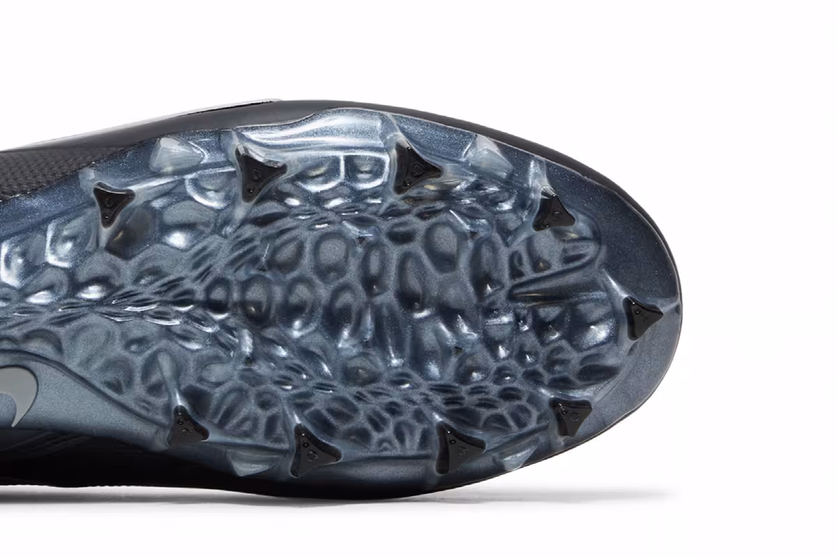 Nike Alpha Huarache 8 Elite Black Light Smoke Grey, view 6