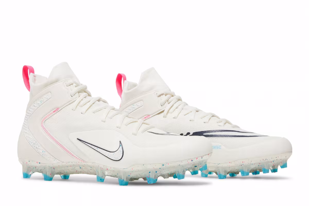 Nike Alpha Huarache 8 Elite Sail Hyper Pink, view 9