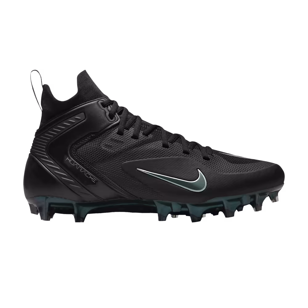 Nike Alpha Huarache 8 Elite Black Metallic Silver