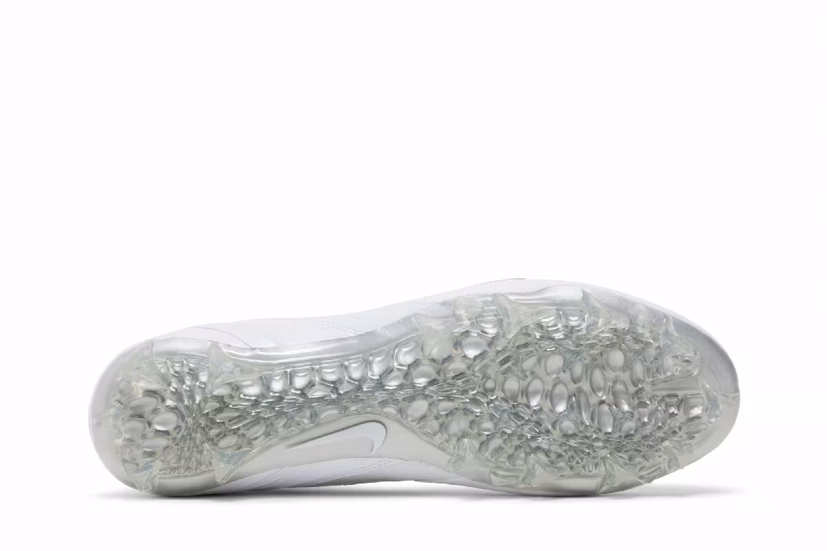 Nike Alpha Huarache 8 Elite White Metallic Silver, view 5
