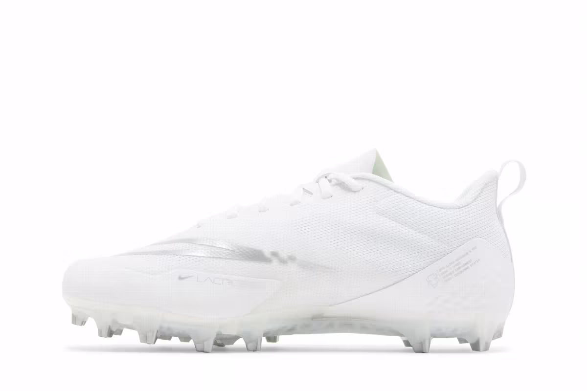 Nike Alpha Huarache 8 Pro White Metallic Silver, view 4