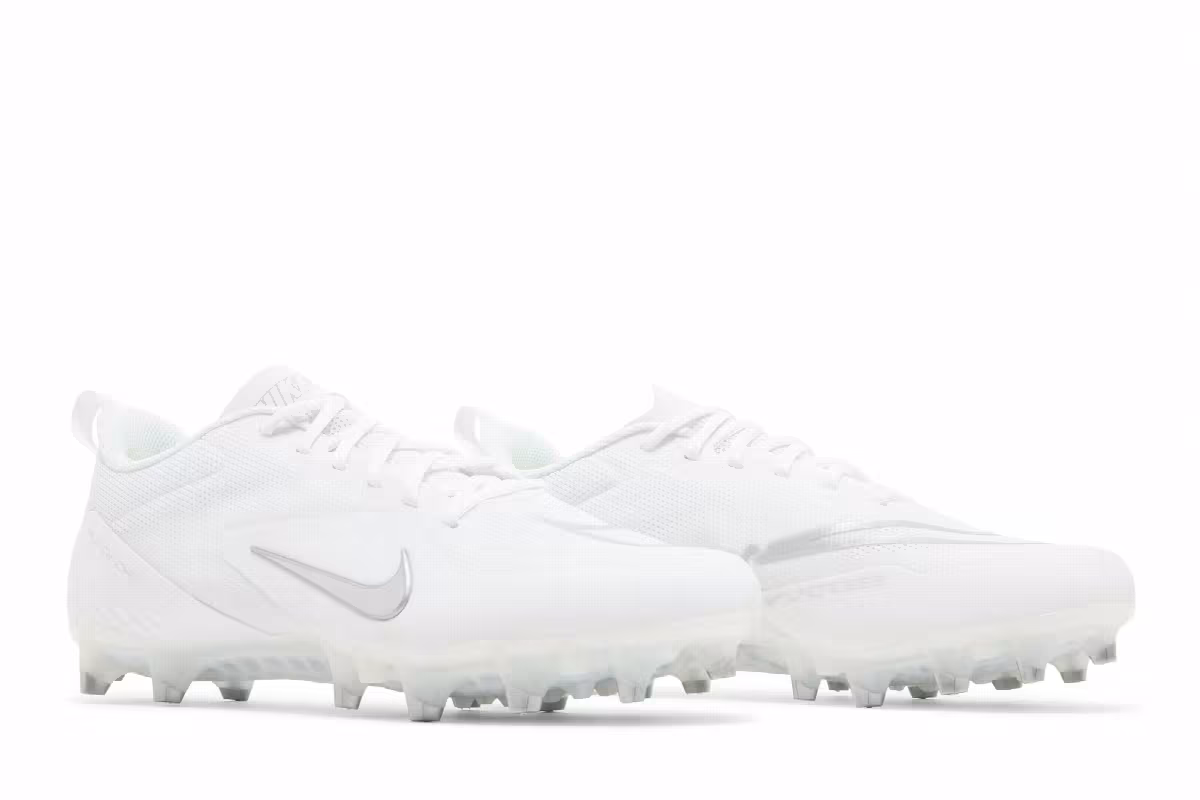 Nike Alpha Huarache 8 Pro White Metallic Silver, view 9