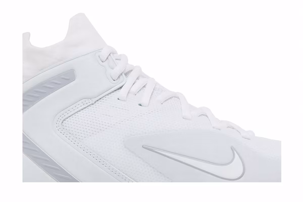 Nike Alpha Huarache 8 Elite White Pure Platinum, view 3