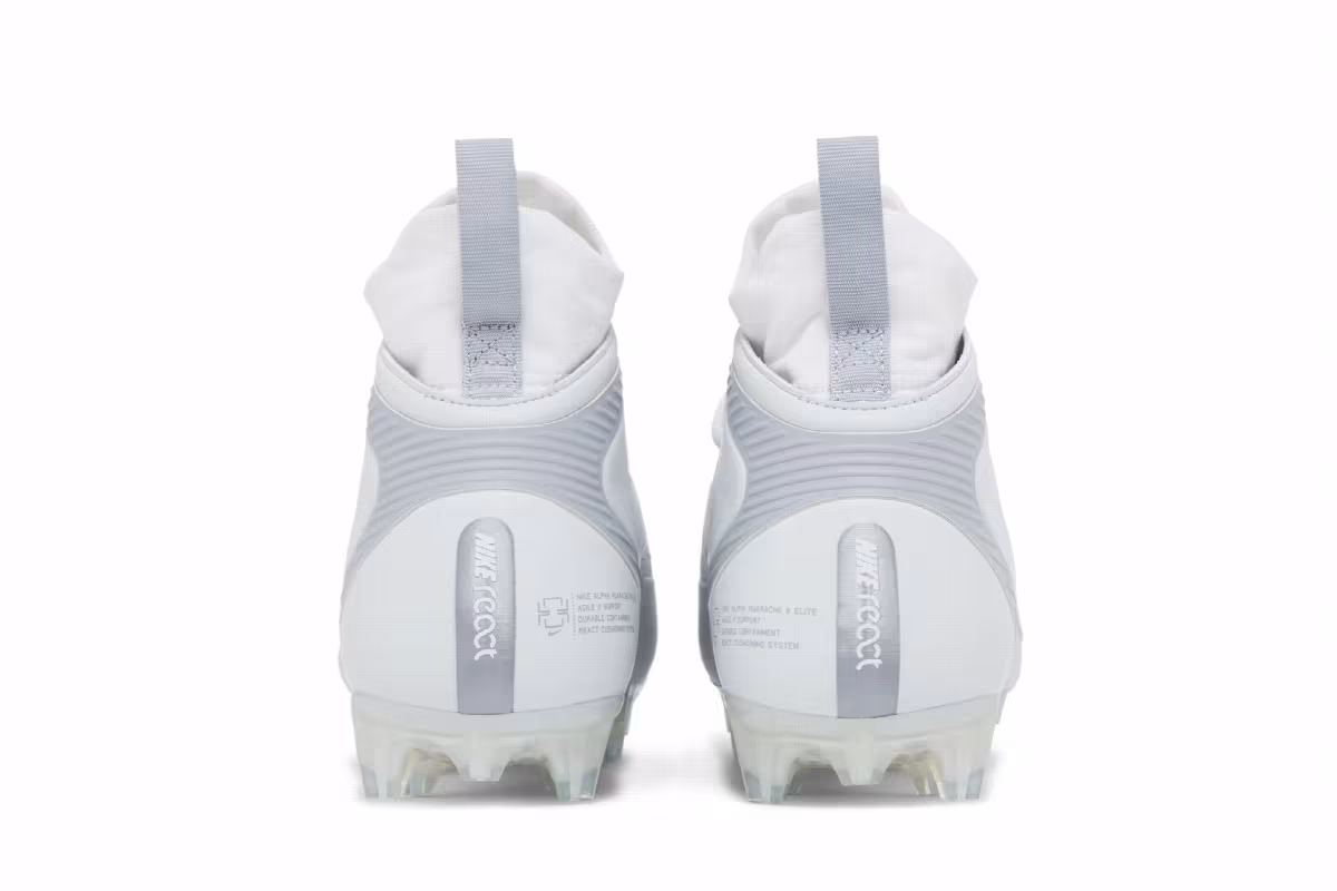 Nike Alpha Huarache 8 Elite White Pure Platinum, view 7