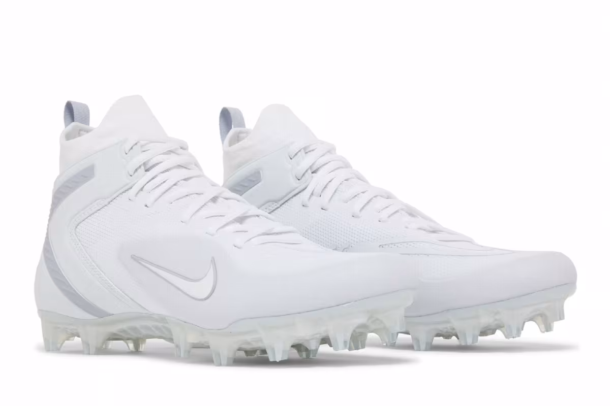 Nike Alpha Huarache 8 Elite White Pure Platinum, view 9