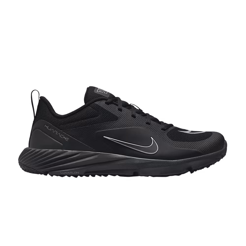Nike Alpha Huarache 8 Pro TF Black Dark Smoke Grey