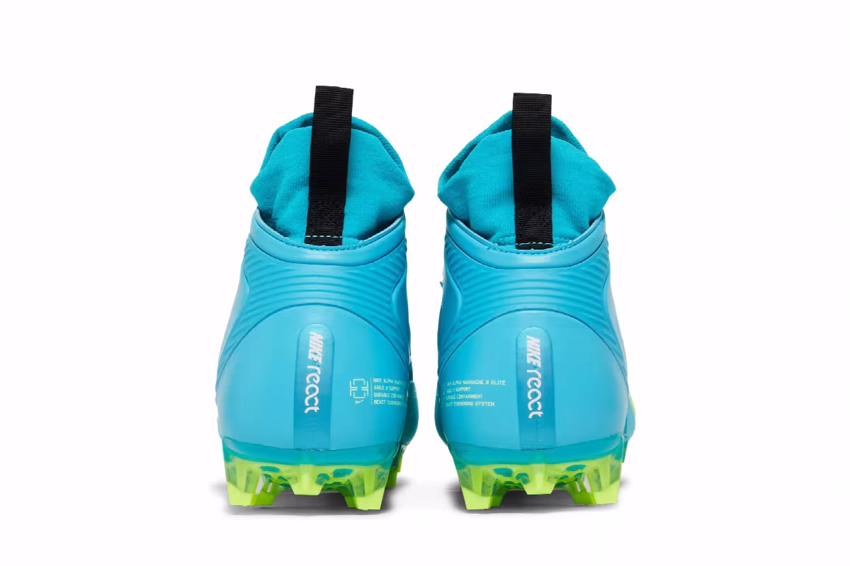 Nike Alpha Huarache 8 Elite Turquoise Blue, view 7
