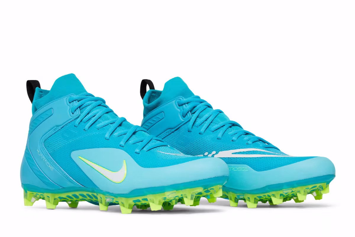 Nike Alpha Huarache 8 Elite Turquoise Blue, view 9
