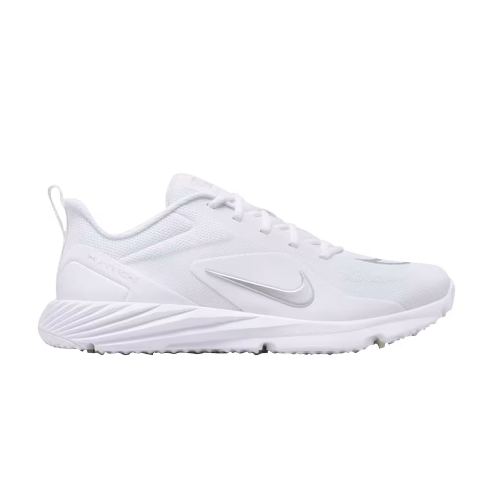 Nike Alpha Huarache 8 Pro TF White Metallic Silver