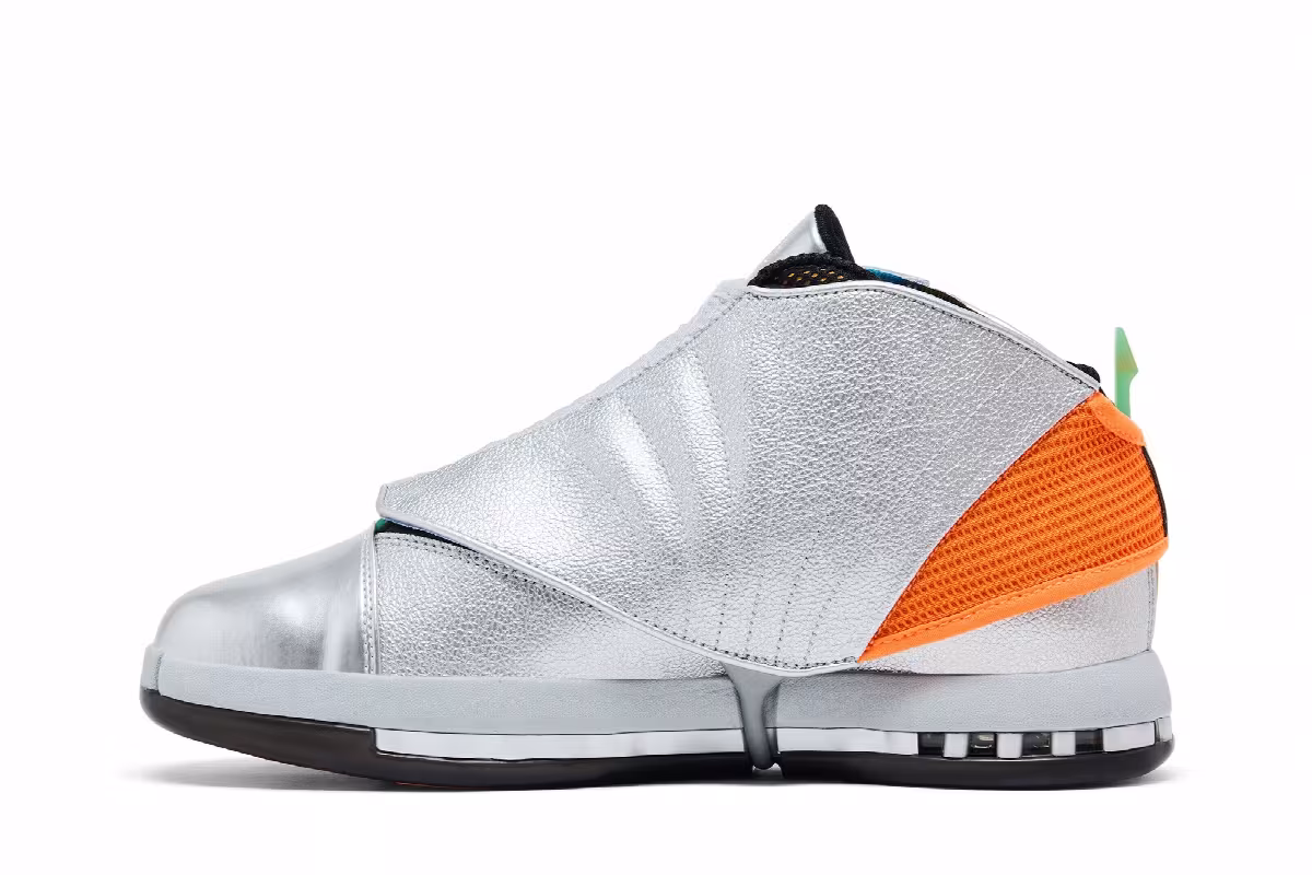 Free The Youth x Air Jordan 16 OG Metallic Silver, view 4