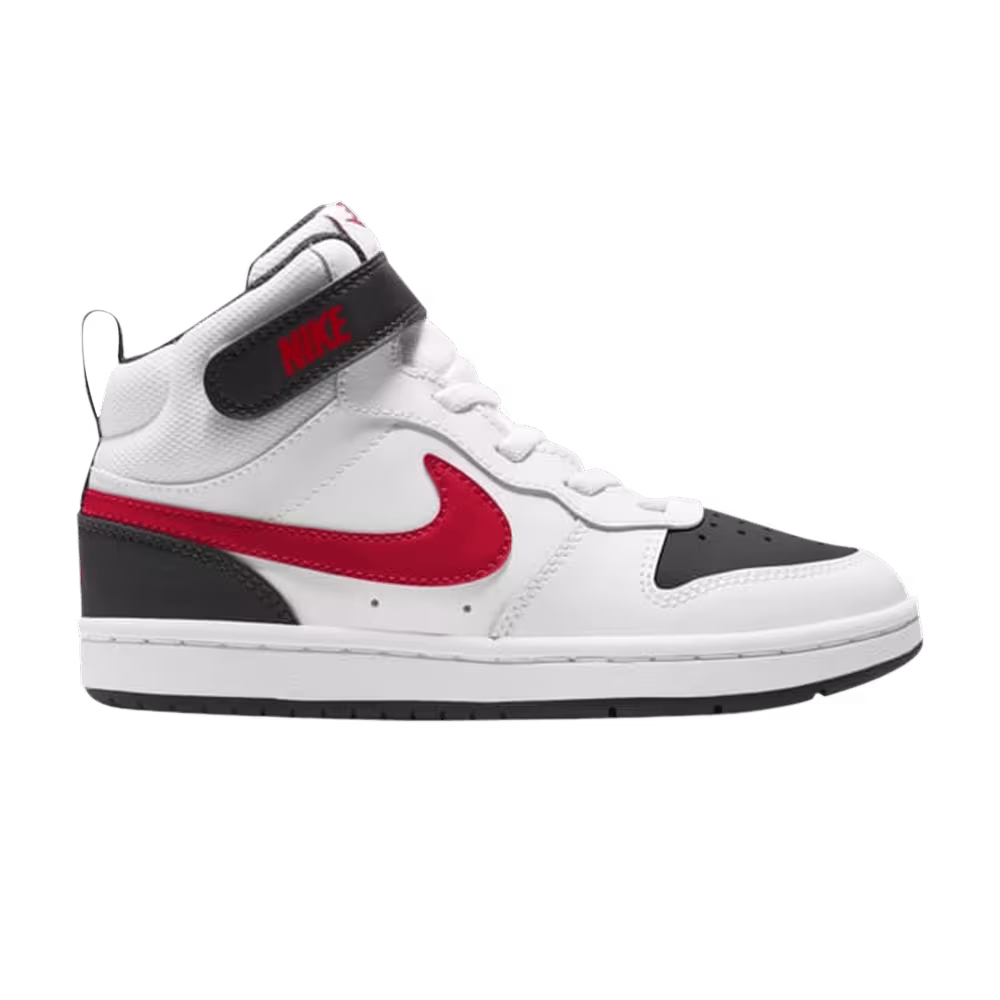 Nike Court Borough Mid 2 PSV White Black University Red