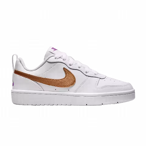 Nike Court Borough Low 2 SE GS 'White Metallic Copper'